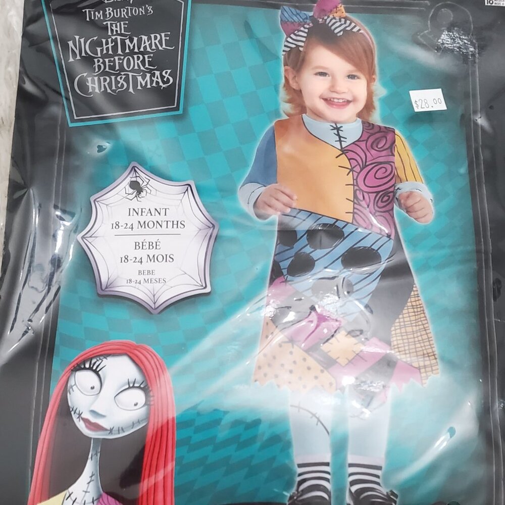 Infant Sally Nightmare Before Christmas Halloween Costume 18-24 Month